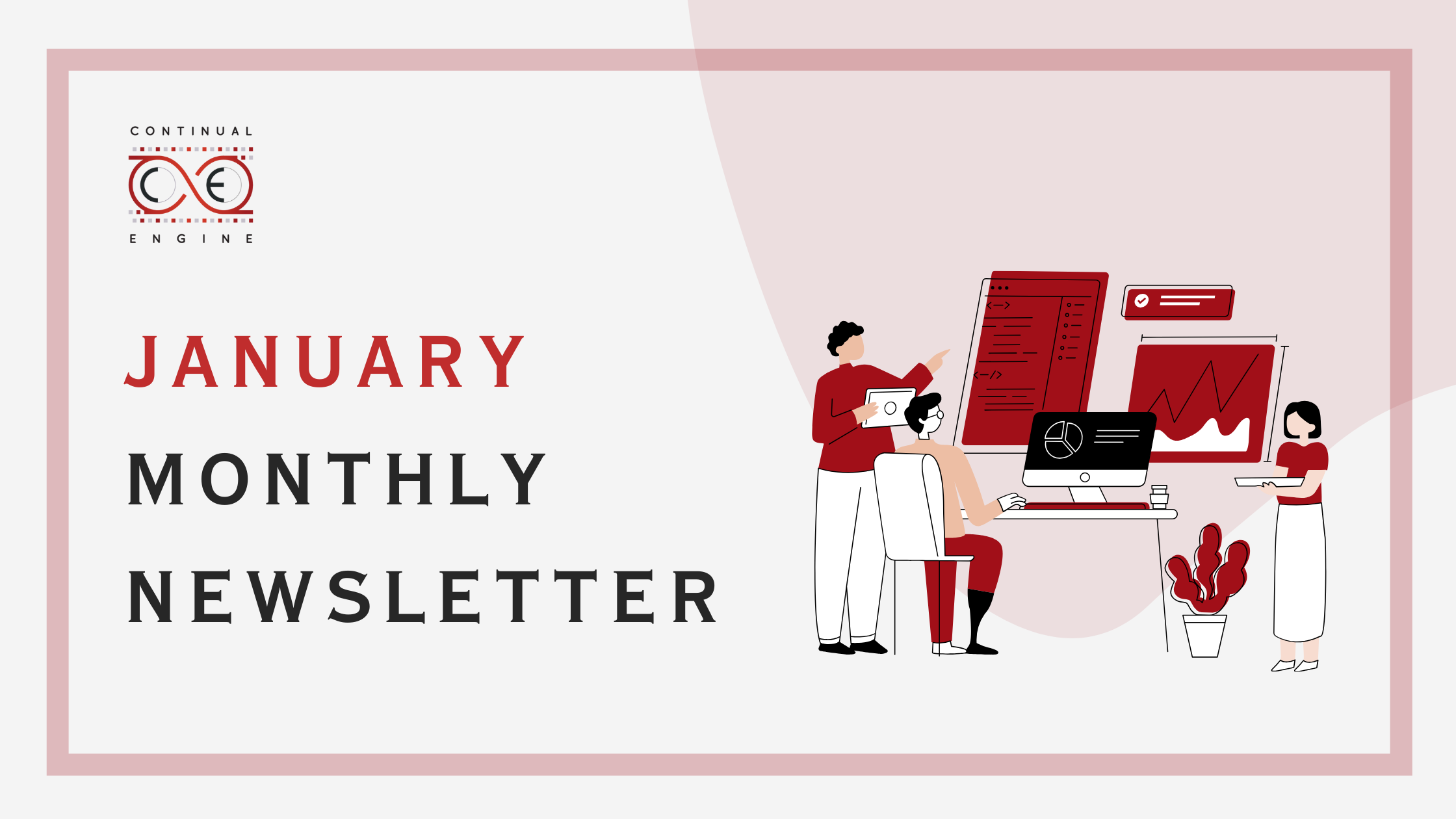 Banner of January Monthly Newsletter